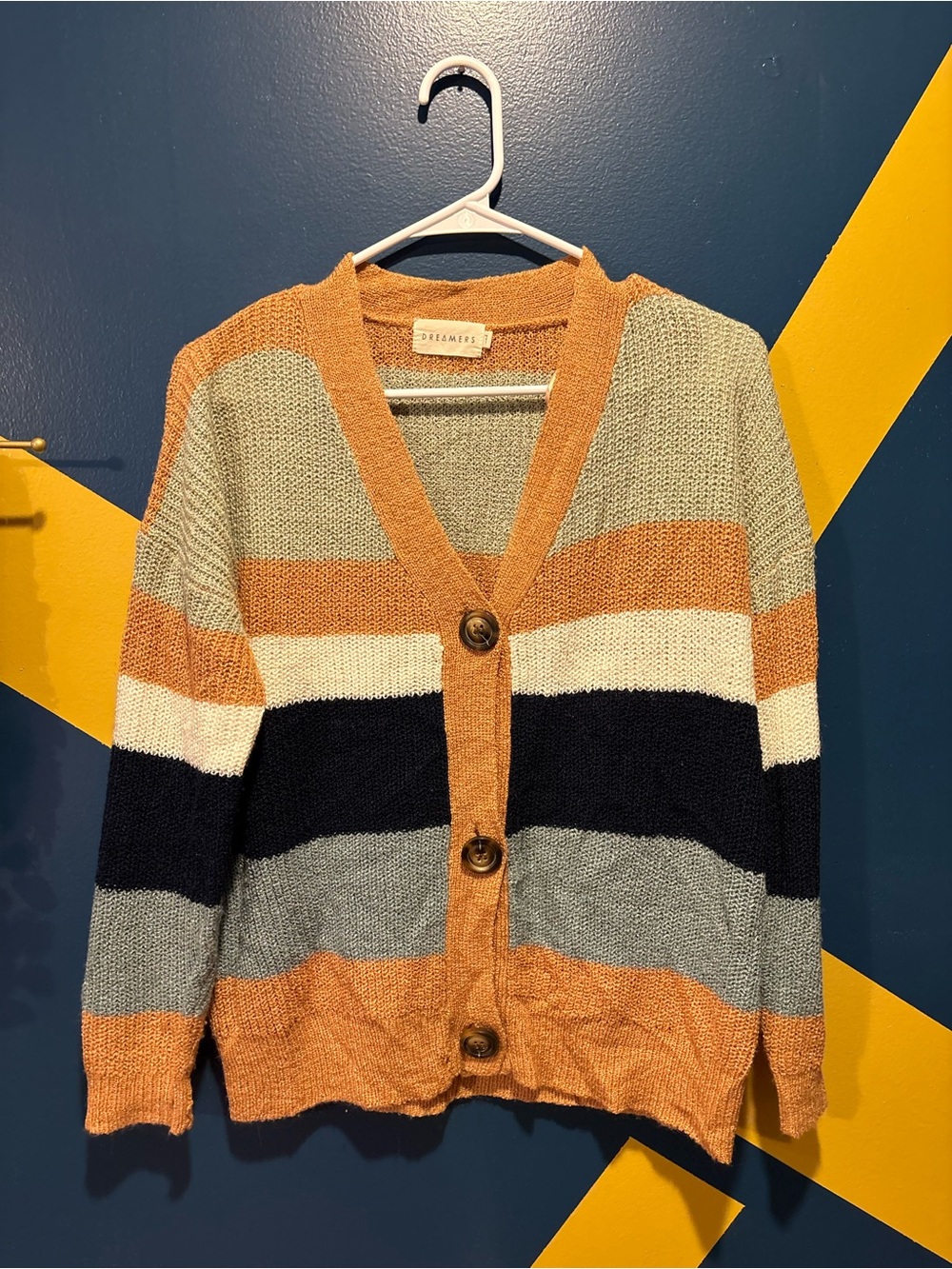Dreamers Colorblock Lightweight Cardigan GUC